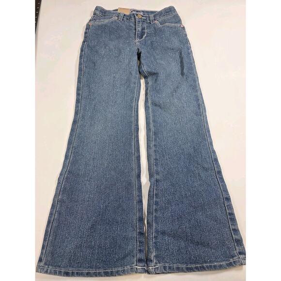 NWT Levi's Junior Sparkle Flare Jeans Size 6 - Picture 1 of 6
